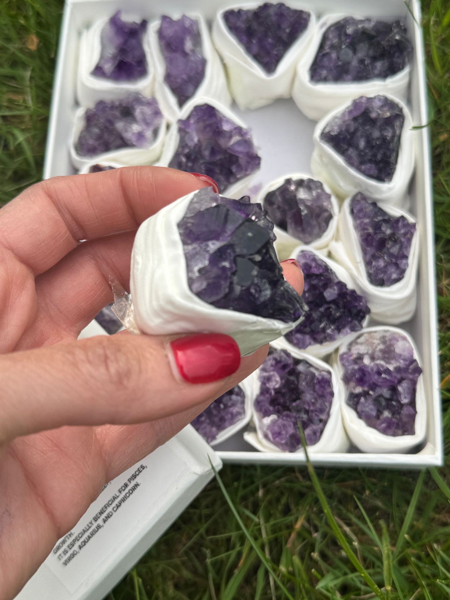 Raw Amethyst Crystal Cluster-Peace & Calm