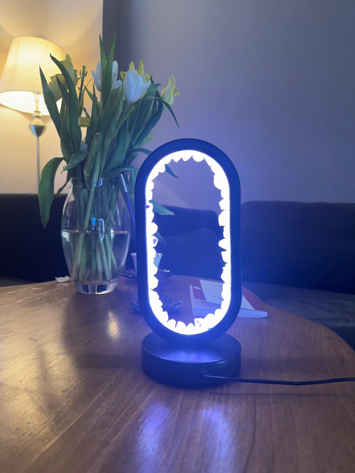 Amethyst Crystal Lamp – Dimmable LED Light