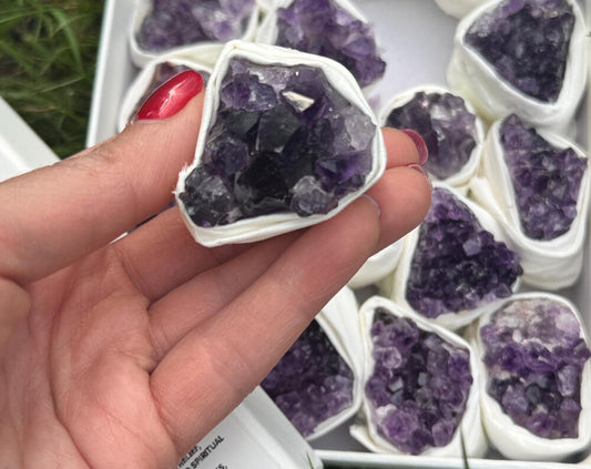 Raw Amethyst Crystal Cluster