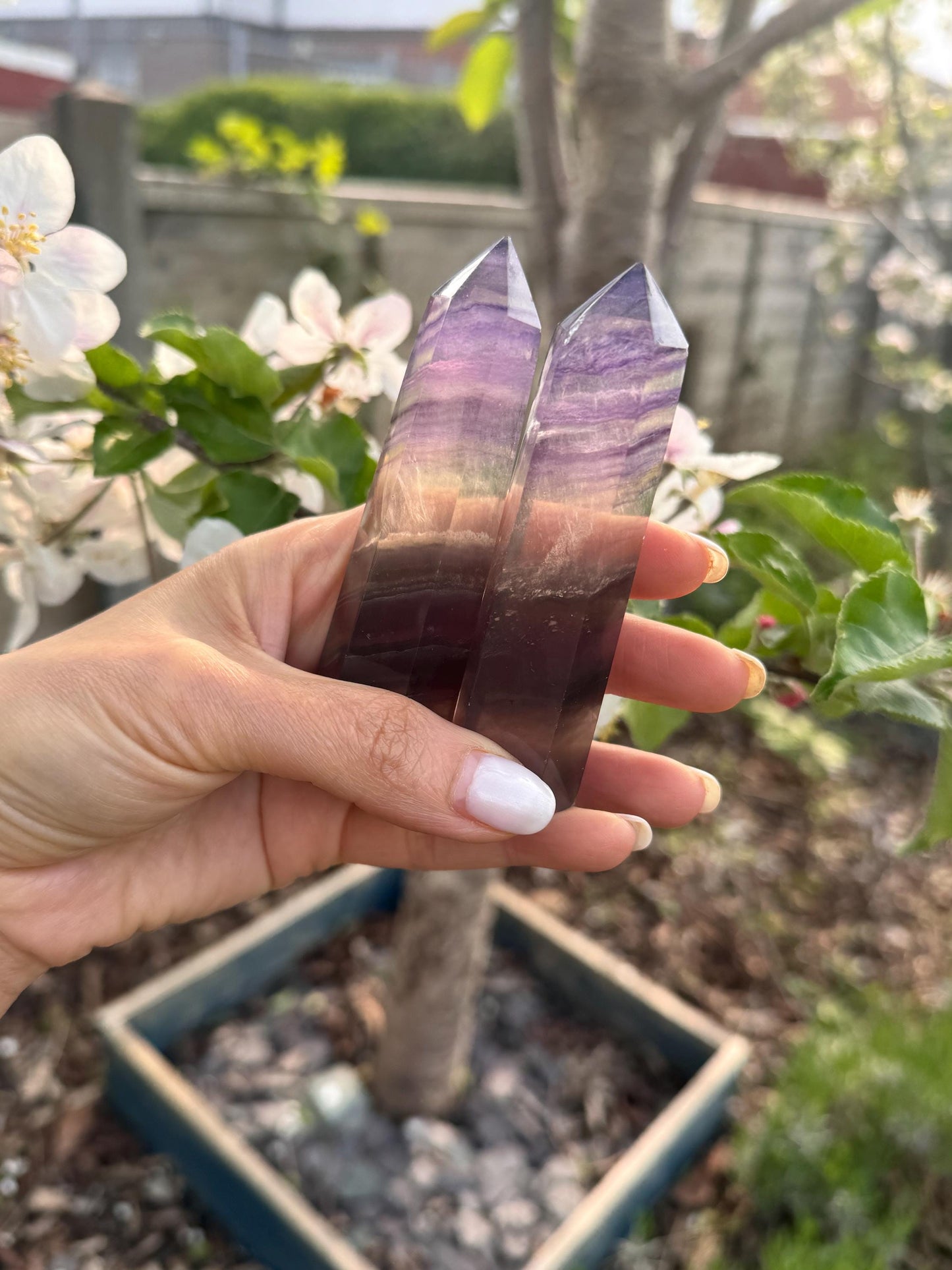 Rainbow Fluorite Tower – Balance, Protection, and Positive Energy